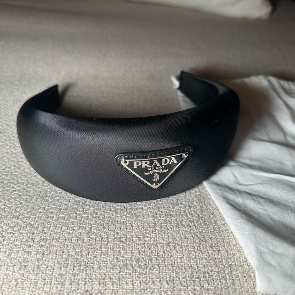 prada re-nylon headband retails for $575 authentic